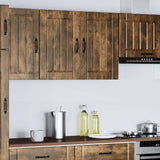 Kitchen Wall Cabinet Lucca Smoked Oak Engineered Wood 853832