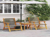 Garden Furniture 2 pcs Grey 67 x 78 x 73 cm Solid Acacia Wood 367828