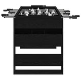 Foosball Table Black Oak 146.5 x 74 x 85 cm Engineered Wood 3378200