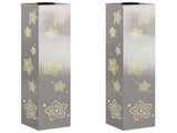 Solar LED Pathway Light 2 pcs Silver Stainless Steel 879748