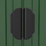 Garden Shed Green 192x606x223 cm Galvanised Steel 3147432