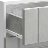 Kitchen Base Cabinet Lucca Concrete Grey Engineered Wood 854273