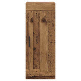 Wall Mounted Cabinet Old Wood 34.5 x 34 x 90 cm Engineered Wood 882436