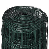 ZNTS Euro Fence Steel 10x1.5 m Green 140575