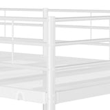 Bunk Bed without Mattress White 107x203 cm Steel 42000332