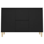 ZNTS Sideboard Black 101x35x70 cm Engineered Wood 806104