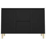 ZNTS Sideboard Black 101x35x70 cm Engineered Wood 806104