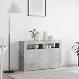 Sideboard Concrete Grey 116 x 30 x 75 cm Engineered Wood 3333879