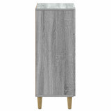 Bathroom Storage Cainet DELFT Grey Sonoma 30 x 31 x 80 cm 897051