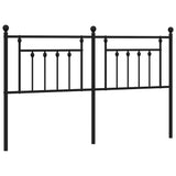 Metal Replace Headboard Black 160 cm 353572