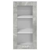 Hanging Cabinet with Door 2 pcs Concrete Grey 40 x 31 x 80 cm 884305