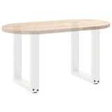 Coffee Table Legs U-Shaped 2 pcs White 28x cm Steel 4013149