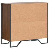 Sideboard Brown Oak 79.5x35.5x74.5 cm Engineered Wood 848548