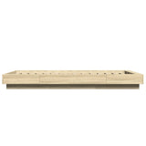 Bed Frame with LED Lights without Mattress Sonoma Oak 75x190cm 3281156