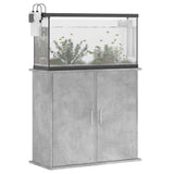 Aquarium Stand Concrete Grey 81x36x73 cm Engineered Wood 833627
