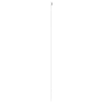 Sliding Door White 90x205 cm Tempered Glass and Aluminium 155217