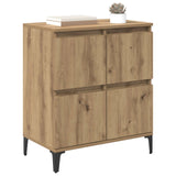 Sideboard Artisan Oak 60 x 35 x 70 cm Engineered Wood and Iron 881267