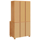 Storage Furniture Set with Drawer 2 pcs Brown Solid Oak Wood 3328634