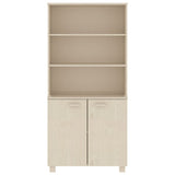 Highboard HAMAR Solid Wood Pine Honey Brown 3100930