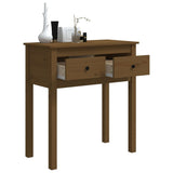 Console Table Honey Brown 70x35x75 cm Solid Wood Pine 814612