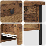 Bedside Cabinet with Drawer Old wood 40 x 42 x 50 cm 871246