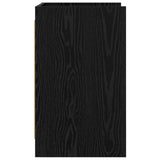 Bedside Tables 2 pcs Black Oak 40 x 36 x 60 cm Engineered Wood 8011038