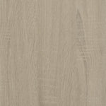 ZNTS Shoe Cabinet Sonoma Oak 54x34x183 cm Engineered Wood 800372