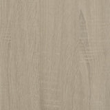 ZNTS Shoe Cabinet Sonoma Oak 54x34x183 cm Engineered Wood 800372