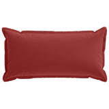 Cushion Cover 12 pcs HOUTEN Wine Red 40 x 80 cm Polyester 918321