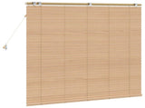 Venetian Blind Oak Look 130 x 130 cm 35 mm Solid Paulownia Wood 42015322