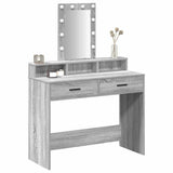 Dressing Table Grey 100 x 41 x 140 cm Engineered Wood 865177