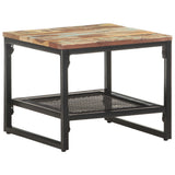 ZNTS Side Table 40x40x35 cm Solid Reclaimed Wood 320242