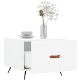 Coffee Tables 2 pcs White 50x50x40 cm Engineered Wood 829333