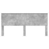 Headboard with Headboard Concrete Grey 200 cm Engineered wood 887718