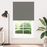 Roller Blind Blackout Grey 140x230 cm Fabric Width 136.6 cm Polyester 4011214