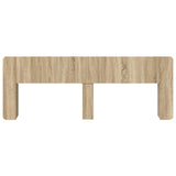 Headboard Cabinet with Storage Sonoma Oak Engineered Wood 8001230