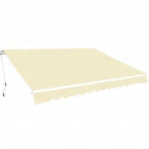 Folding Awning Manual Operated 600 cm Cream 276353