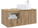 Bathroom Furniture Set 2 pcs Artisan Oak Engineered Wood 3404103