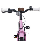 Kids Bike 22 Inches for 7-12 Years Old Light Pink 42009689