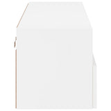 TV Wall Cabinet White 100x30x30 cm Engineered Wood 836882