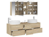Bathroom Furniture Set 4 pcs Sonoma Oak 3407097