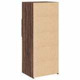 Highboard Brown Oak 50x42.5x124 cm Engineered Wood 846179