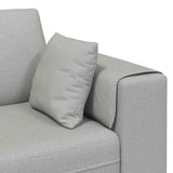 Fabric Sofa with Cushion Cloud Grey 208 cm Fabric 3335151