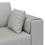 Sofa with Cushion 3 pcs Cloud Grey Fabric 3335170