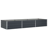 Planter Anthracite 290 x 100 x 45 cm Galvanised Steel 42018221