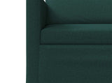 Sofa Set 2 pcs Dark Green Fabric 3433139