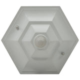 Garden Post Lights 6 pcs E27 110 cm Aluminium White 44215