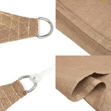 Sunshade Sail 160 g/m Taupe 3x6 m HDPE 311405
