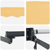 Solar Electric Awning 4.5 x 3 m Sand 100% Polyester 3426223