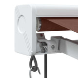 Automatic Retractable Awning Brown 350x250 cm 3215729